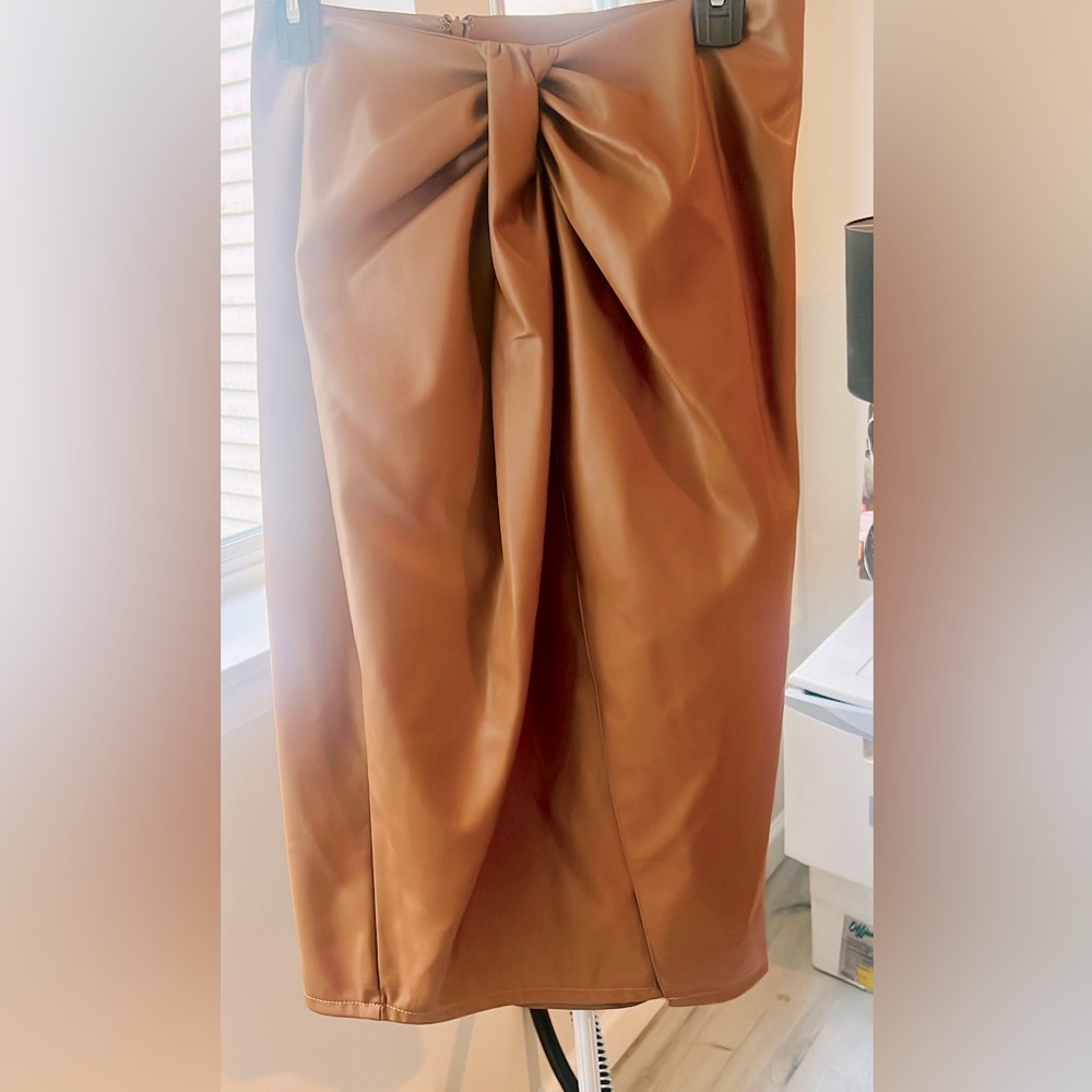 Skirt eco leather Open Edit . Size M